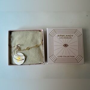 ✨Arm Candy Los Angeles Dainty Gold Plated adjustable Bracelet Minimalist Chic✨